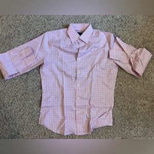 David Donahue Mens Trim Fit Dress Shirt